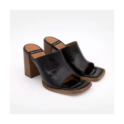 ANGEL ALARCON Abba - Mule De Tacon Ancho Y Alto Sale