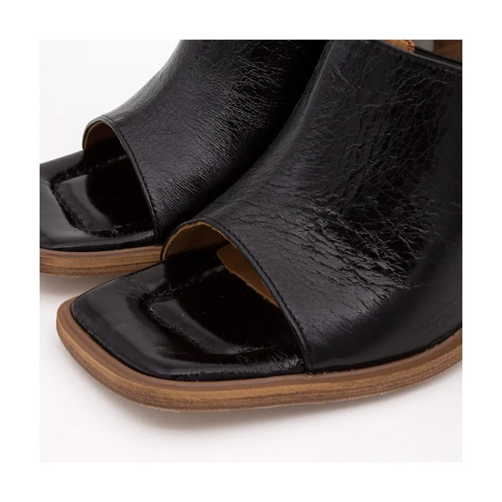 ANGEL ALARCON Abba - Mule De Tacon Ancho Y Alto Sale