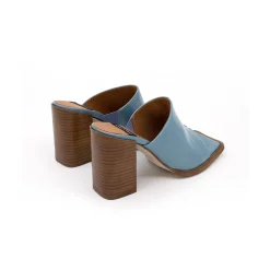 ANGEL ALARCON Abba - Mule De Tacon Ancho Y Alto Discount