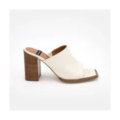 ANGEL ALARCON Abba - Mule De Tacon Ancho Y Alto Outlet