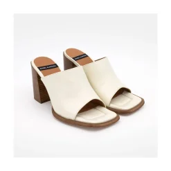ANGEL ALARCON Abba - Mule De Tacon Ancho Y Alto Outlet
