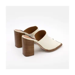 ANGEL ALARCON Abba - Mule De Tacon Ancho Y Alto Outlet