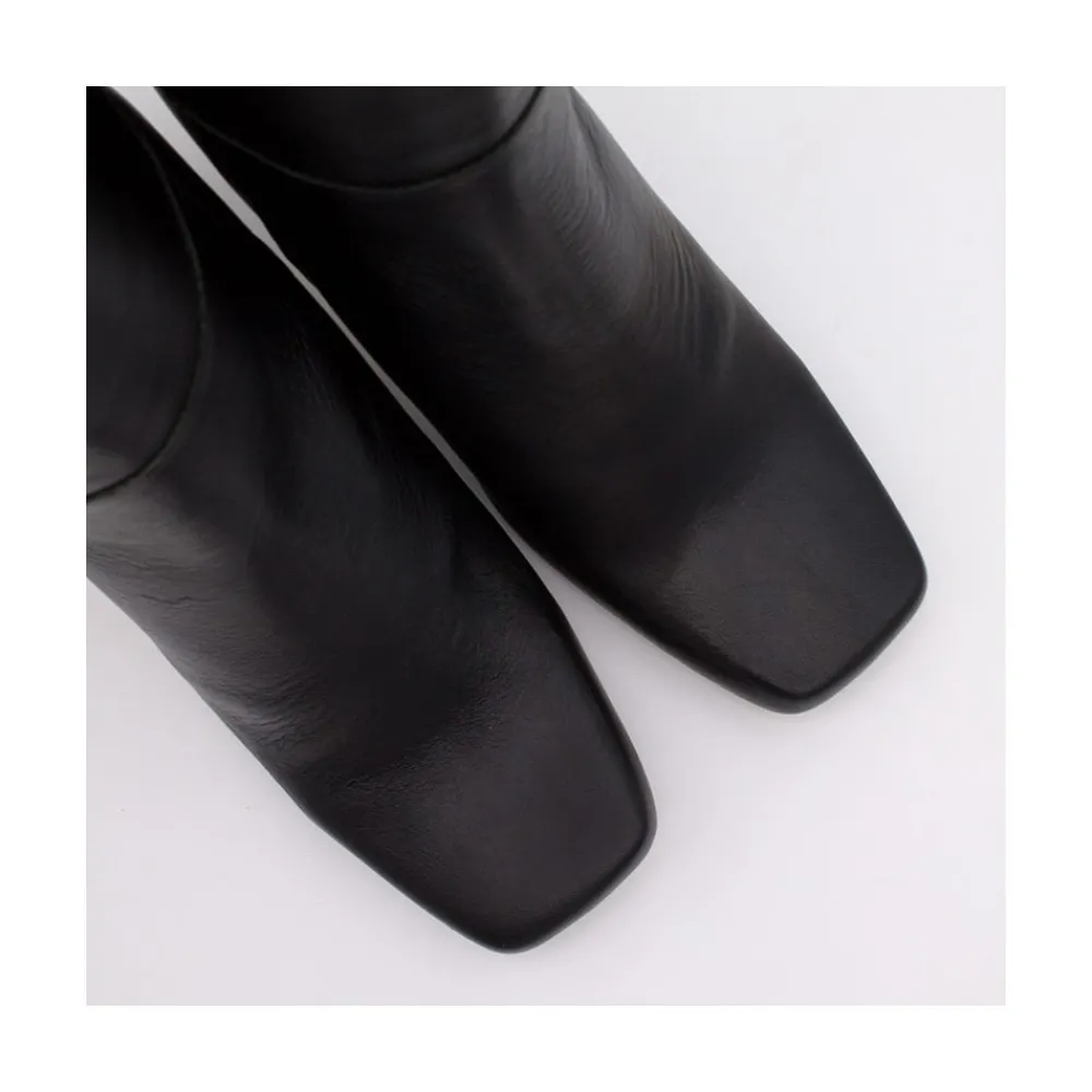 ANGEL ALARCON Aguilera - Botas De Tacon Alto Con Adorno De Costuras Y Cremallera Sale