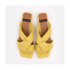 ANGEL ALARCON Amos - Sandalia Plana De Tiras Anchas Acolchadas Outlet