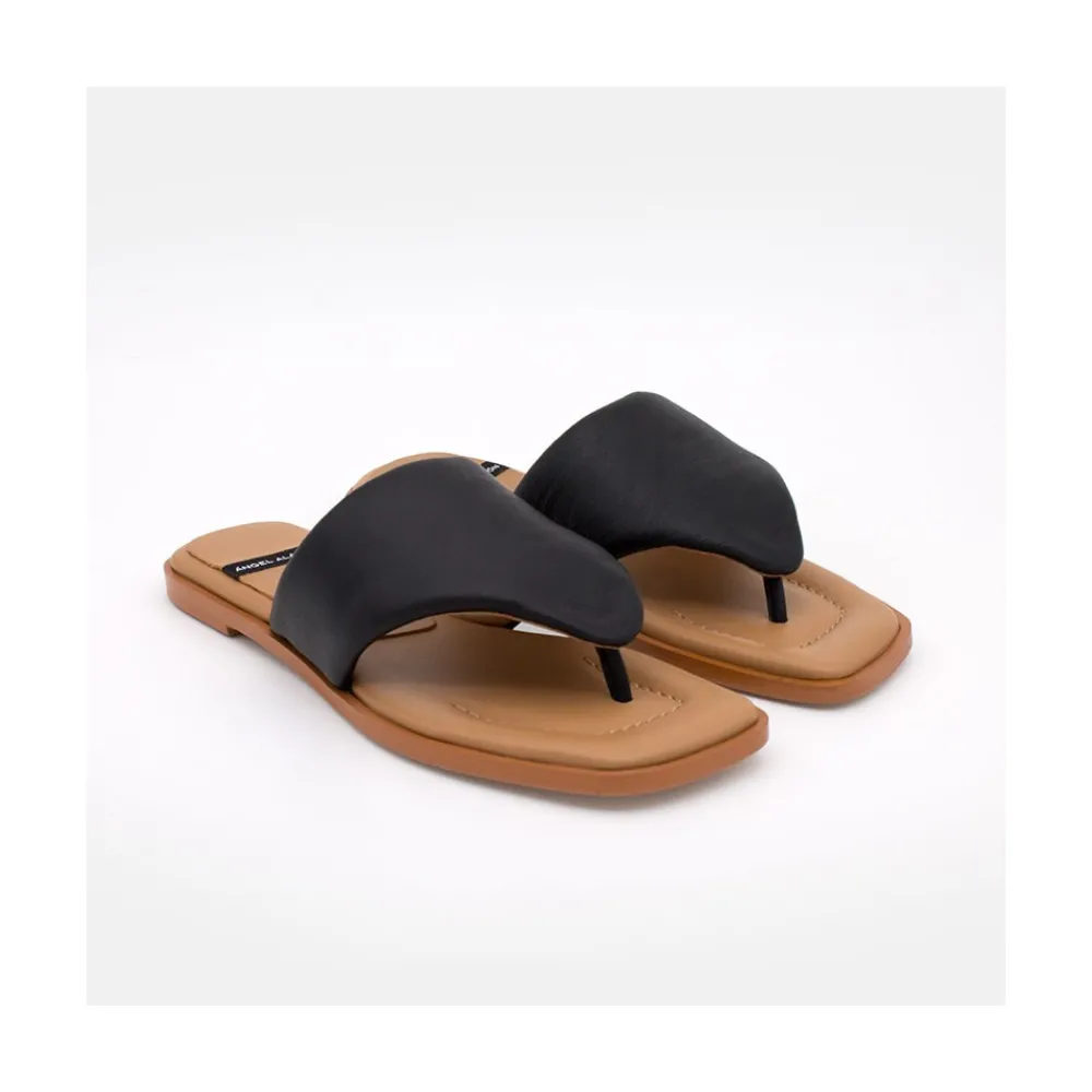 ANGEL ALARCON Andrews- Sandalias Planas De Dedo Acolchadas