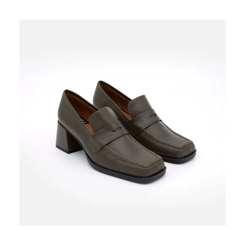ANGEL ALARCON Belice - Mocasines De Mujer Con Tacon Alto Y Suela Gruesa Online