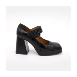 ANGEL ALARCON Bianca - Zapatos Mary Jane Con Tacon Ancho Y Plataforma Clearance