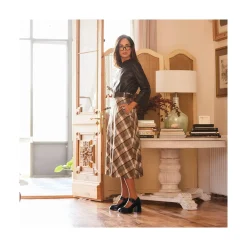 ANGEL ALARCON Bianca - Zapatos Mary Jane Con Tacon Ancho Y Plataforma Clearance
