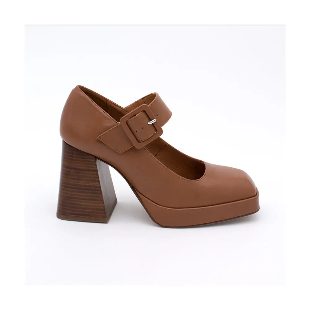 ANGEL ALARCON Bianca - Zapatos Mary Jane Con Tacon Ancho Y Plataforma Online