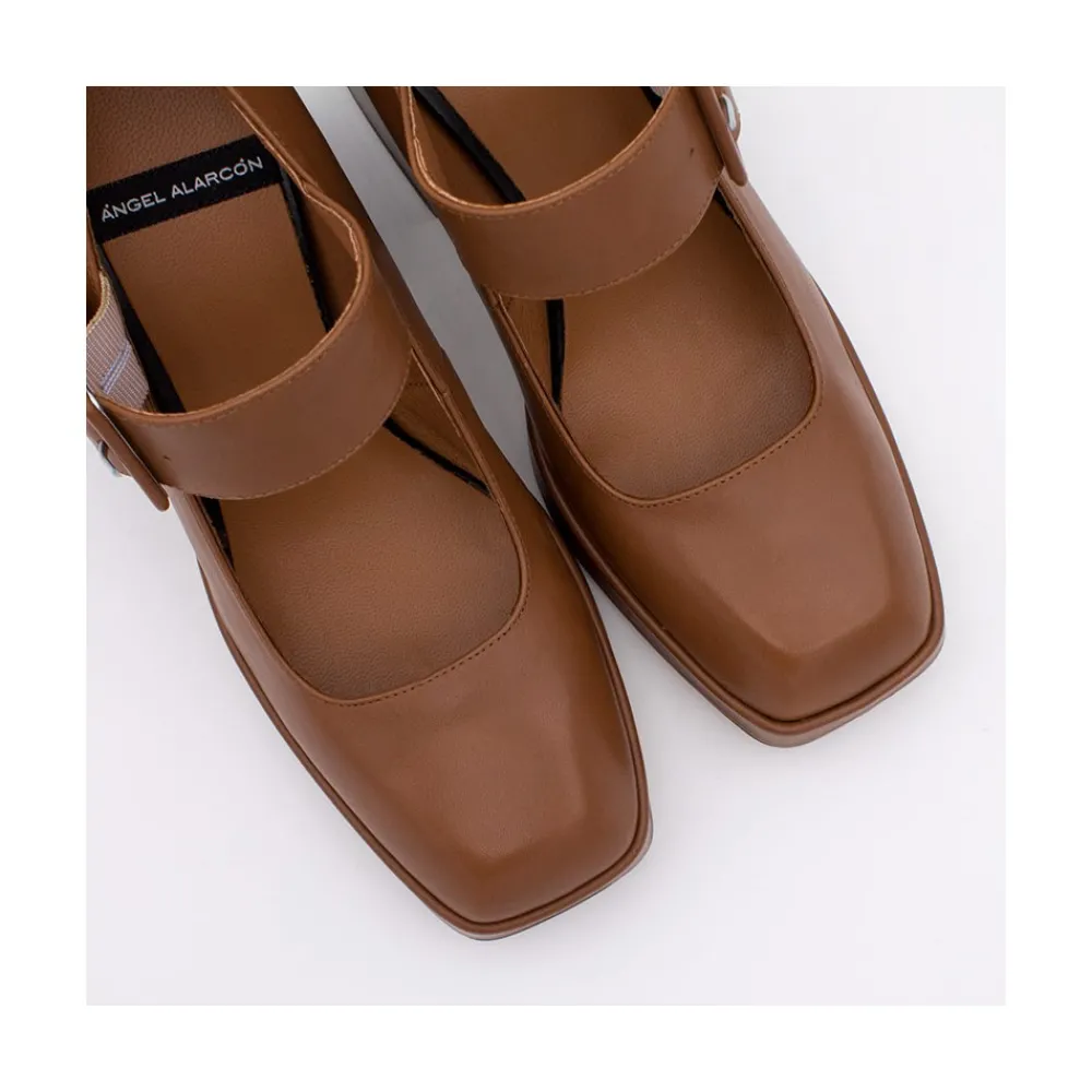 ANGEL ALARCON Bianca - Zapatos Mary Jane Con Tacon Ancho Y Plataforma Online