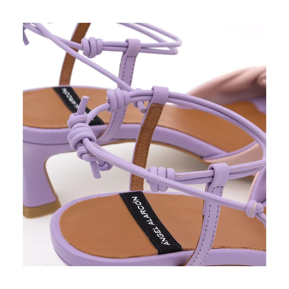 ANGEL ALARCON Brandy - Sandalia De Pala Fruncida Combinada Con Pulsera Corredera Sale