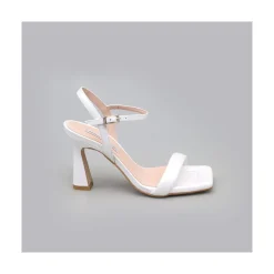 ANGEL ALARCON Carole - Sandalia De Tira Acolchada De Novia Discount