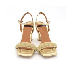 ANGEL ALARCON Carole Gem - Sandalia De Vestir Con Cristales Brillantes Y Tacon Alto Sale