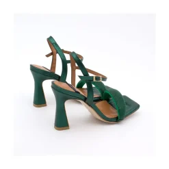 ANGEL ALARCON Carole Gem - Sandalia De Vestir Con Cristales Brillantes Y Tacon Alto Clearance