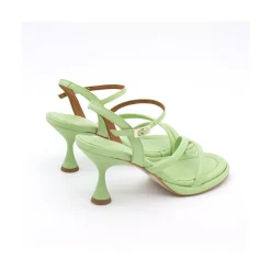 ANGEL ALARCON Cathy - Sandalias De Mujer Con Tiras Y Punta Redonda Clearance