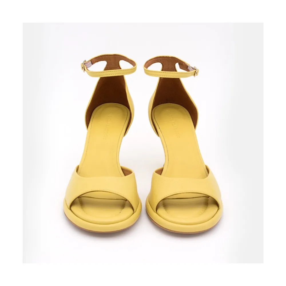 ANGEL ALARCON Dennis - Sandalia D'Orsay Con Tacon Medio De Diseno Conico Discount
