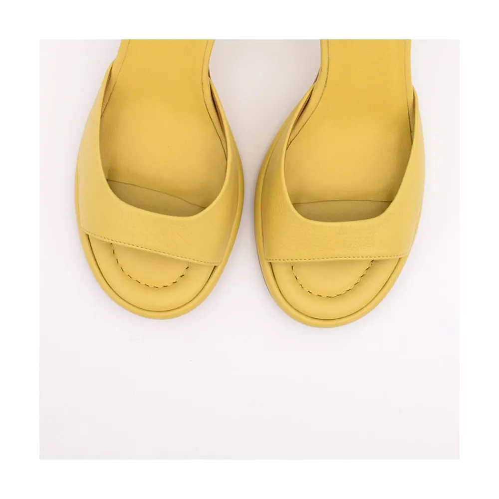 ANGEL ALARCON Dennis - Sandalia D'Orsay Con Tacon Medio De Diseno Conico Discount