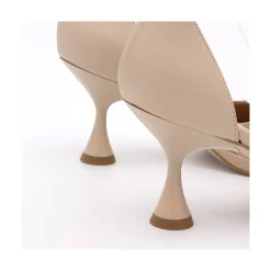 ANGEL ALARCON Dennis - Sandalia D'Orsay Con Tacon Medio De Diseno Conico New