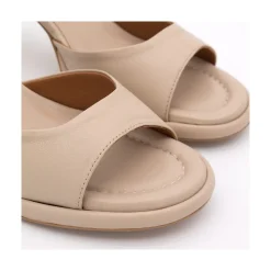 ANGEL ALARCON Dennis - Sandalia D'Orsay Con Tacon Medio De Diseno Conico New