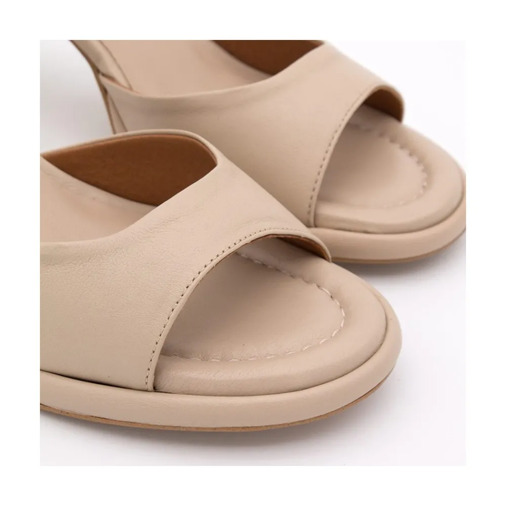 ANGEL ALARCON Dennis - Sandalia D'Orsay Con Tacon Medio De Diseno Conico New