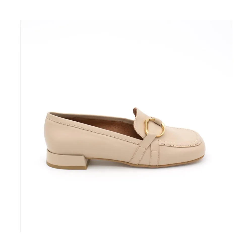 ANGEL ALARCON Ellis - Mocasin De Mujer De Piel Con Adorno Dorado Best