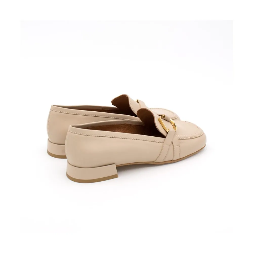 ANGEL ALARCON Ellis - Mocasin De Mujer De Piel Con Adorno Dorado Best