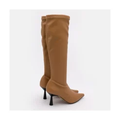 ANGEL ALARCON Fancy - Bota Elastica De Vestir Con Punta Fina Y Tacon Clearance