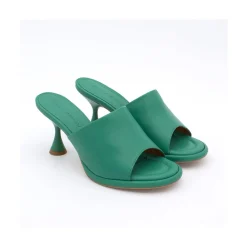 ANGEL ALARCON Galas - Mule De Tacon Medio Con Plantilla Acolchada Sale