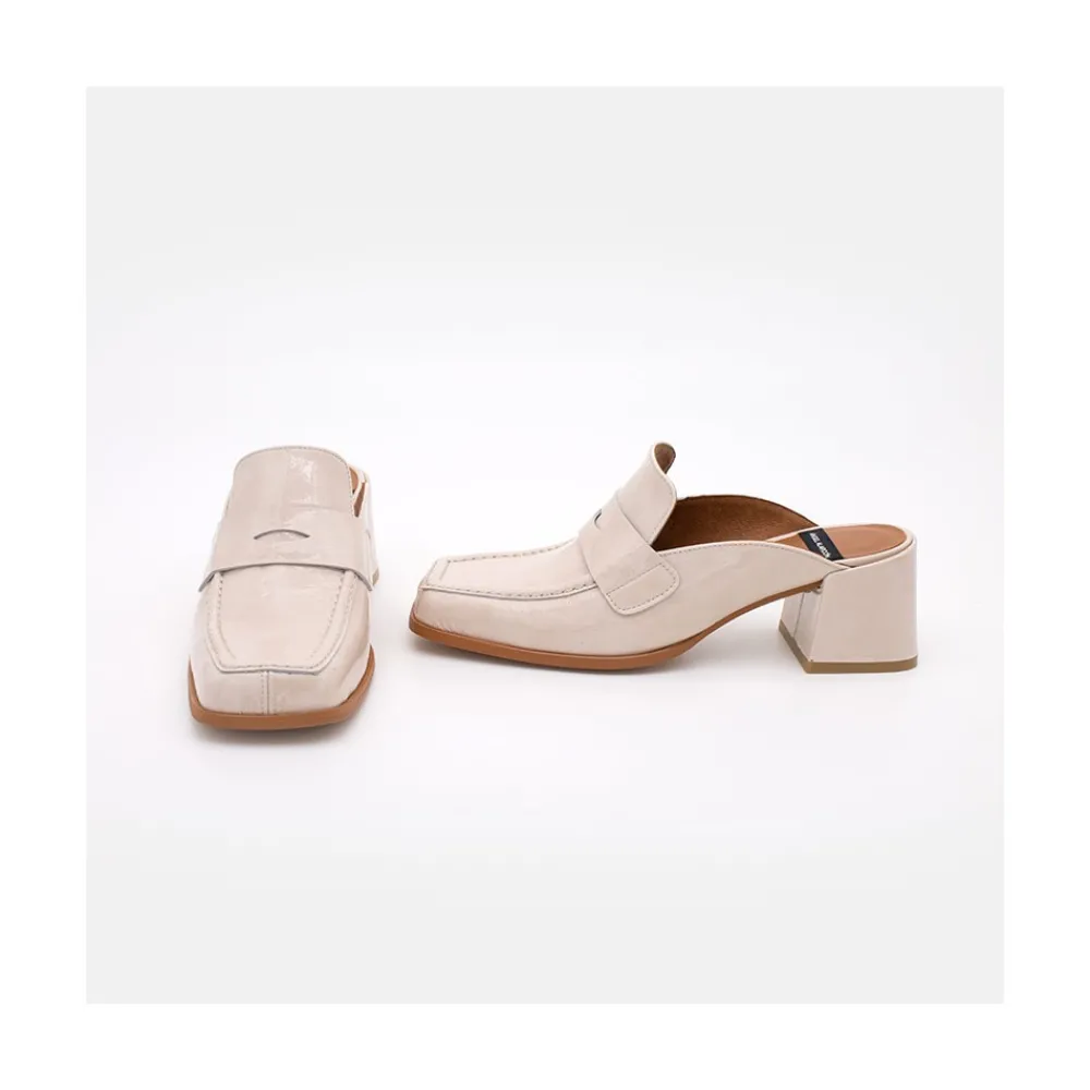 ANGEL ALARCON Glenda - Mocasin Abierto Con Tacon Sale