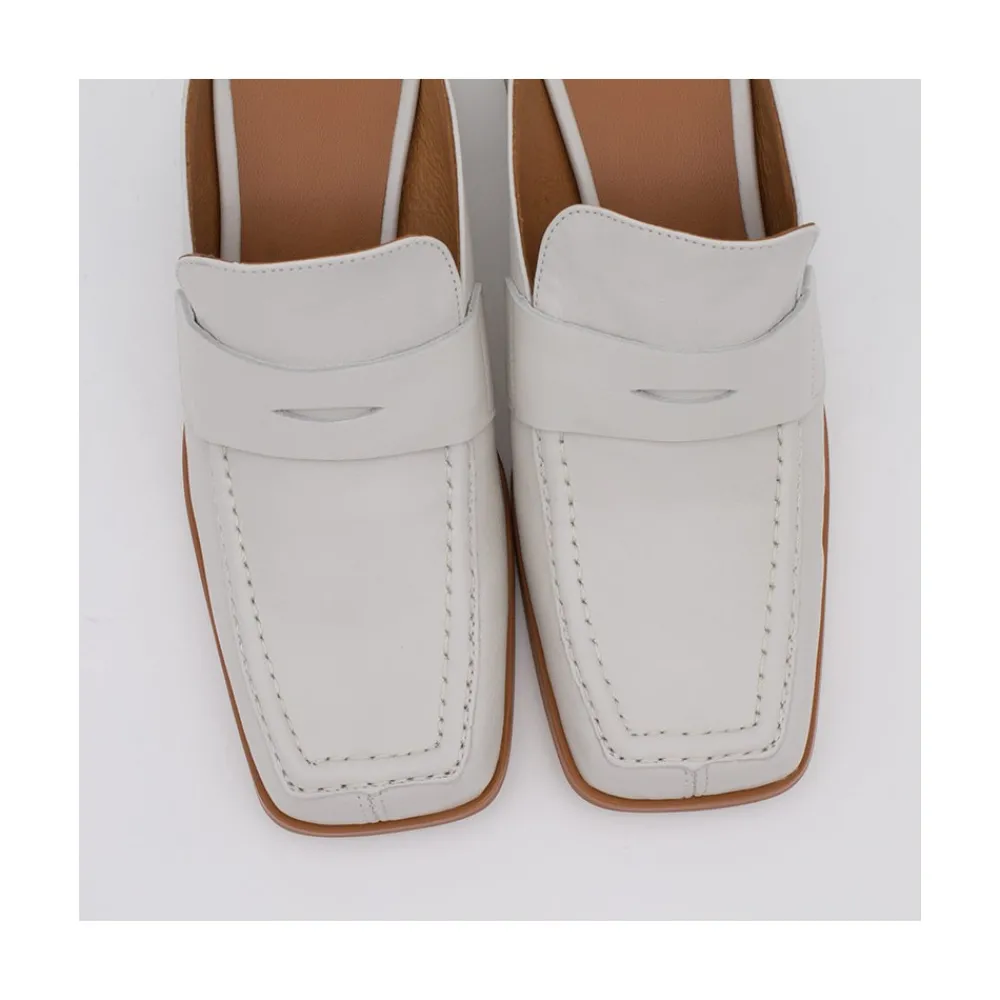 ANGEL ALARCON Glenda - Mocasin Abierto Con Tacon Sale