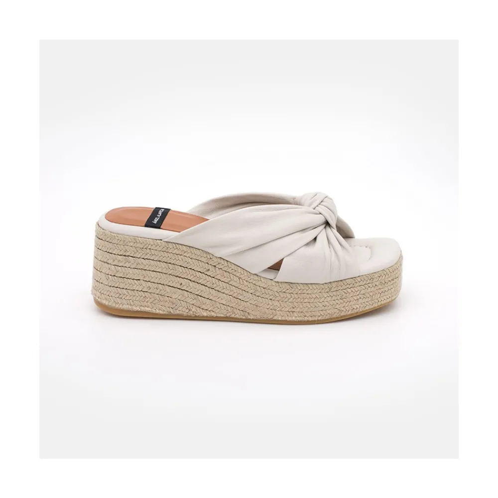 ANGEL ALARCON Hardy - Mule De Piel De Cuna De Esparto Trenzado Online