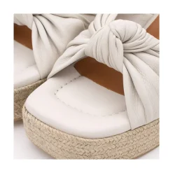 ANGEL ALARCON Hardy - Mule De Piel De Cuna De Esparto Trenzado Online