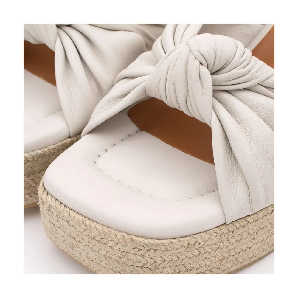 ANGEL ALARCON Hardy - Mule De Piel De Cuna De Esparto Trenzado Online