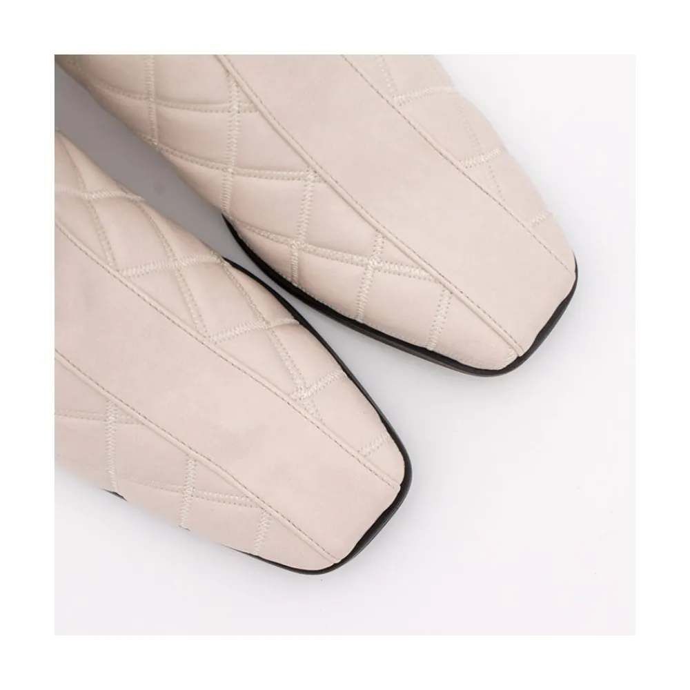 ANGEL ALARCON Hegen - Botines Acolchados Con Tacon Comodo New