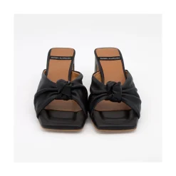ANGEL ALARCON Hepburn - Mule De Piel Con Nudo Best