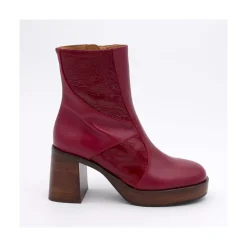 ANGEL ALARCON Ingrid - Botin De Piel Con Tacon Y Plataforma Discount