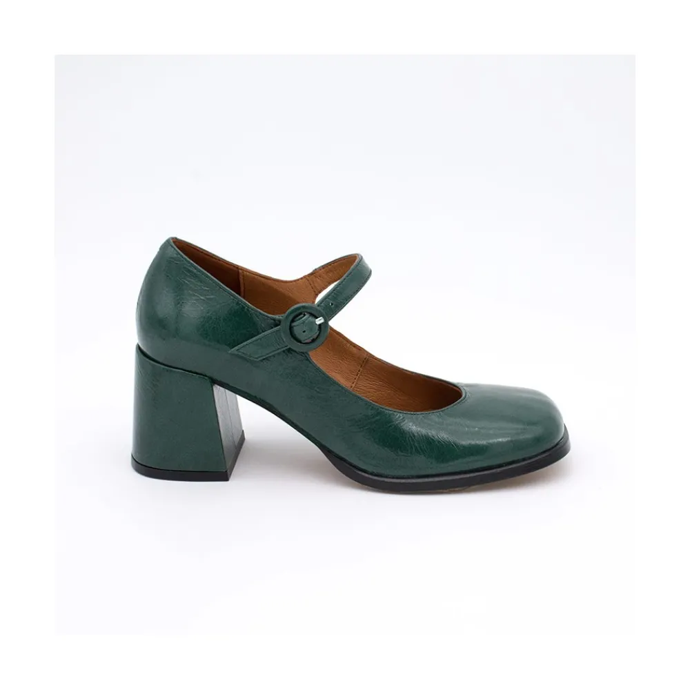 ANGEL ALARCON Jett - Zapatos Mary Jane Diferentes, Redondeados Y Con Tacon Ancho Outlet