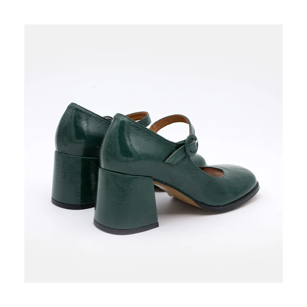ANGEL ALARCON Jett - Zapatos Mary Jane Diferentes, Redondeados Y Con Tacon Ancho Outlet