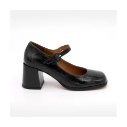 ANGEL ALARCON Jett - Zapatos Mary Jane Diferentes, Redondeados Y Con Tacon Ancho New