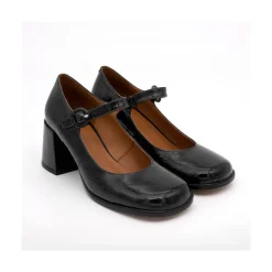 ANGEL ALARCON Jett - Zapatos Mary Jane Diferentes, Redondeados Y Con Tacon Ancho New