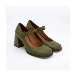 ANGEL ALARCON Jett - Zapatos Mary Jane Diferentes, Redondeados Y Con Tacon Ancho Discount