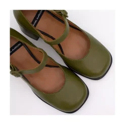 ANGEL ALARCON Jett - Zapatos Mary Jane Diferentes, Redondeados Y Con Tacon Ancho Discount