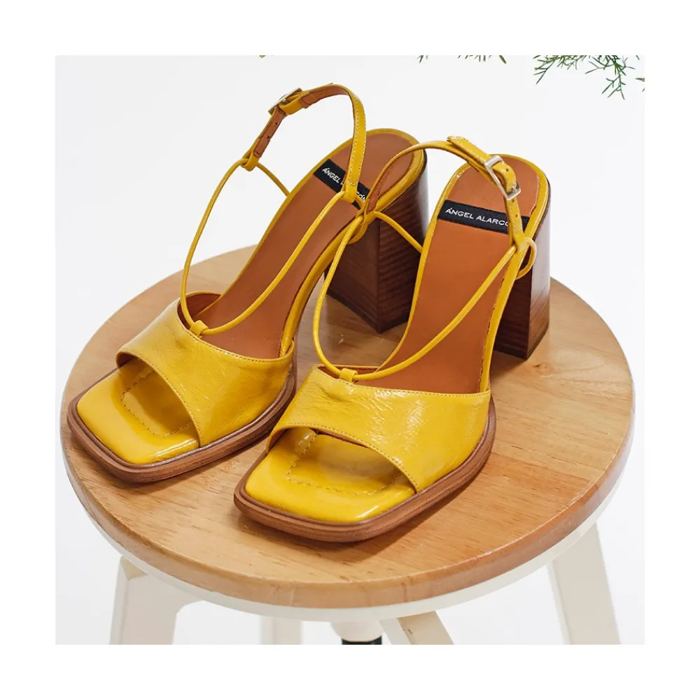 ANGEL ALARCON Joplin - Sandalia De Tacon Ancho Outlet