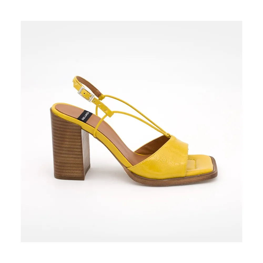 ANGEL ALARCON Joplin - Sandalia De Tacon Ancho Outlet
