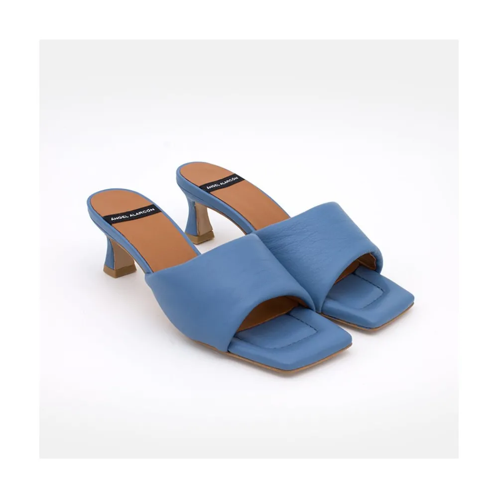 ANGEL ALARCON Kansas - Mule Acolchado De Tacon Bajo Hot