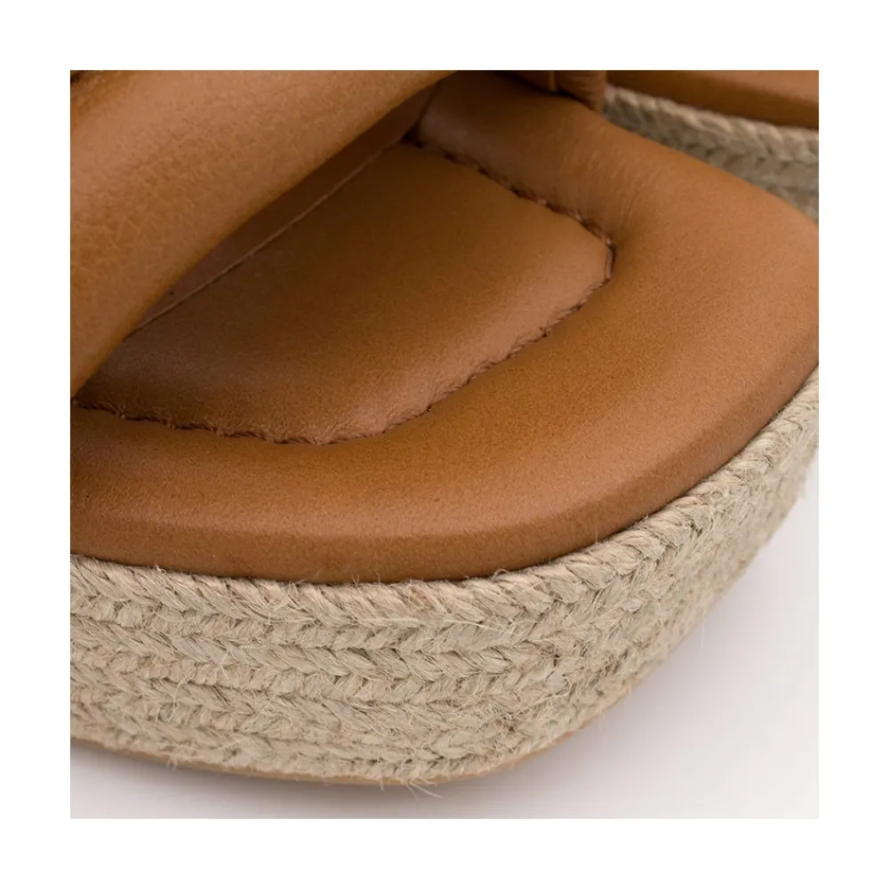 ANGEL ALARCON Keaton- Sandalias De Cuna De Piel Acolchadas New