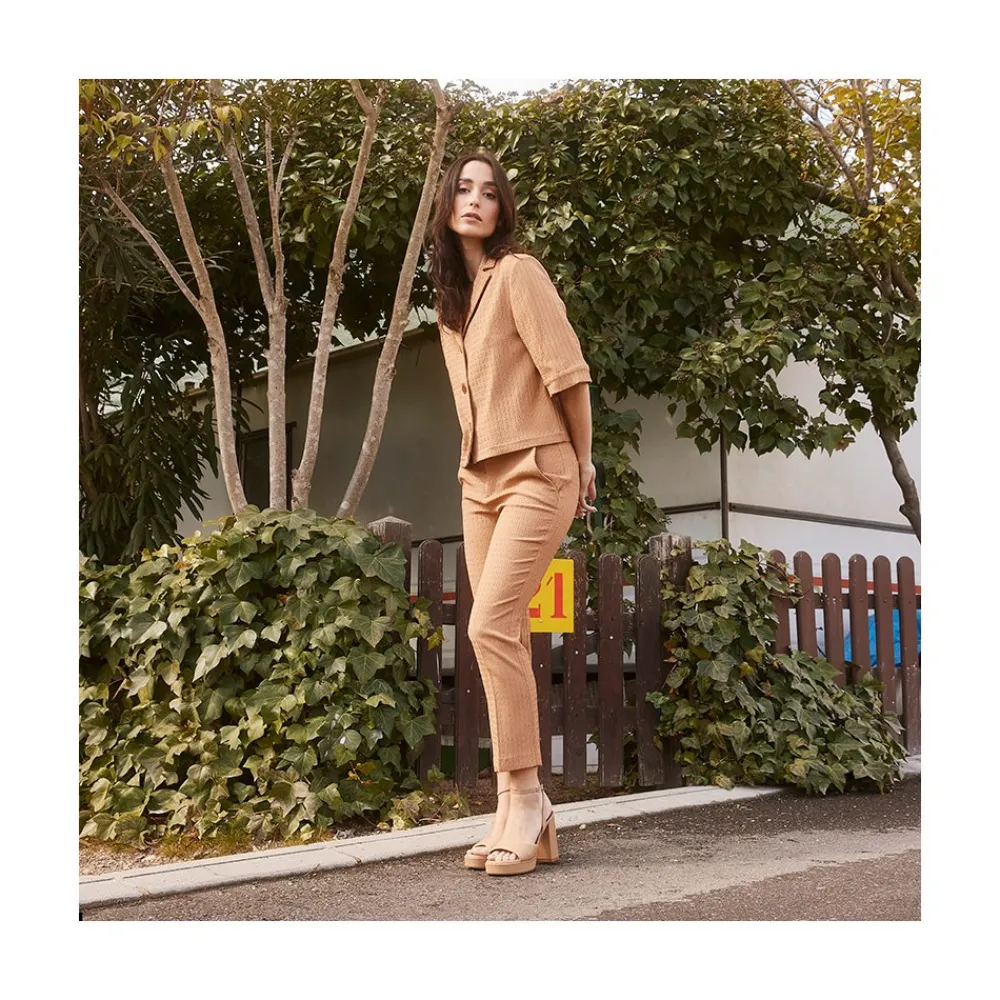 ANGEL ALARCON Kelis - Sandalia Acolchada Con Tacon Ancho Y Plataforma Online