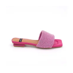 ANGEL ALARCON Leanne - Mule Acolchado Con Pala De Brillantes Best