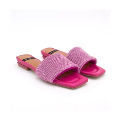 ANGEL ALARCON Leanne - Mule Acolchado Con Pala De Brillantes Best