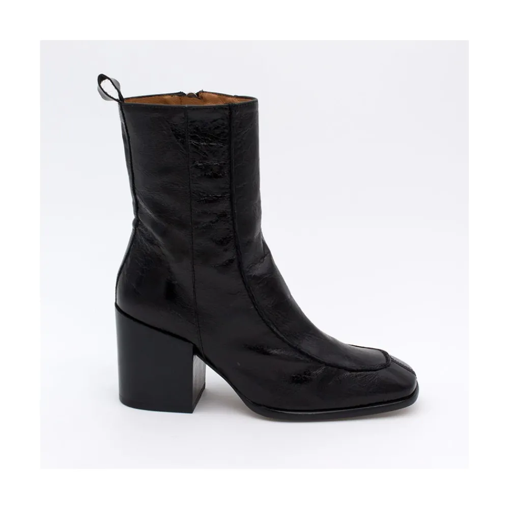 ANGEL ALARCON Lebrock - Botines De Mujer Comodos Con Tacon Ancho